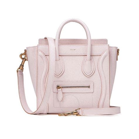 celine nano luggage pale pink|Celine nano luggage kohl.